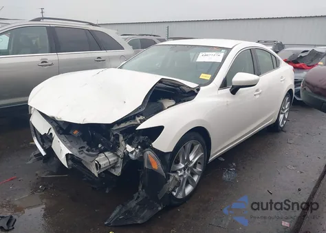 2014 Mazda Mazda6 I Touring z USA, uszkodzony, nr VIN JM1GJ1V6XE1135180